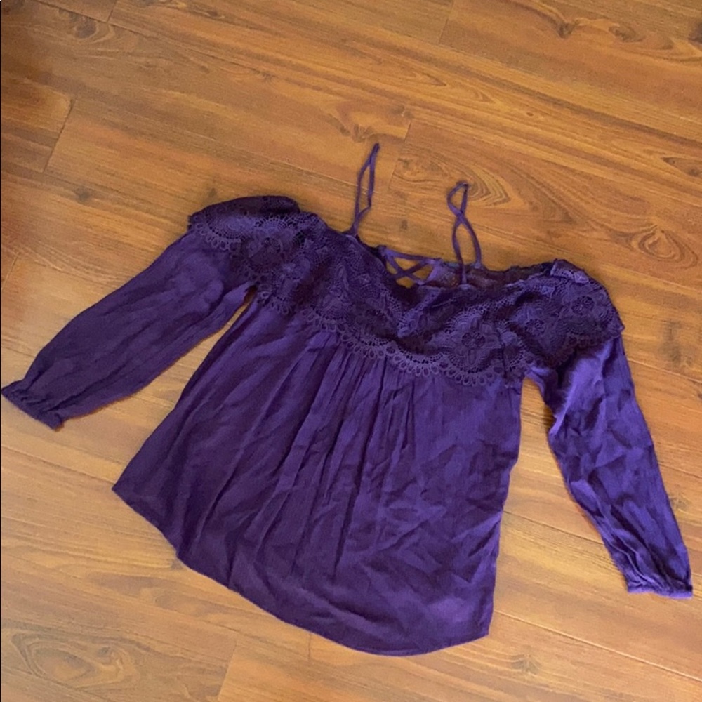 Purple blouse
